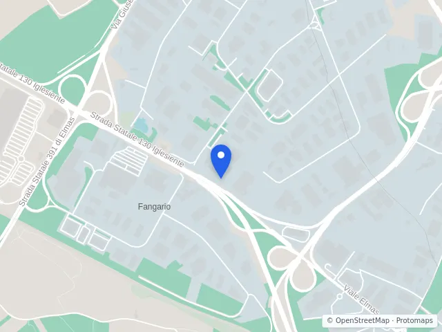 Mappa di Elmas, Cagliari
