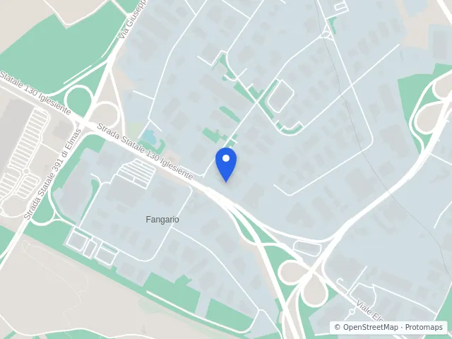 Mappa di Elmas, Cagliari