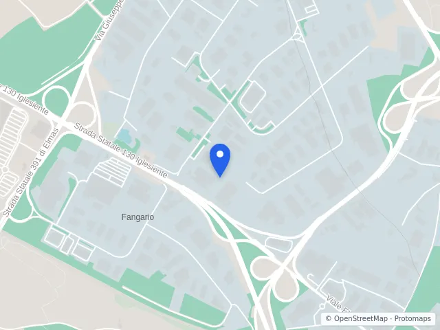 Mappa di Elmas, Cagliari