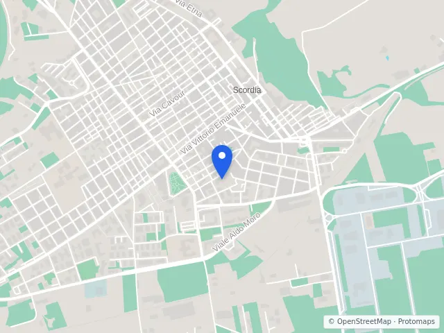Mappa di Scordia, Catania