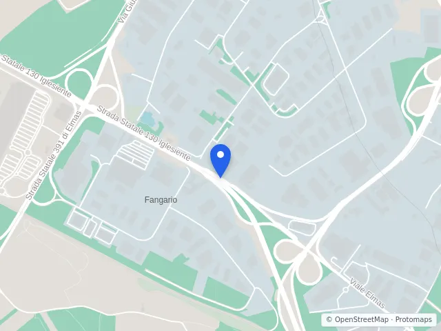 Mappa di Elmas, Cagliari