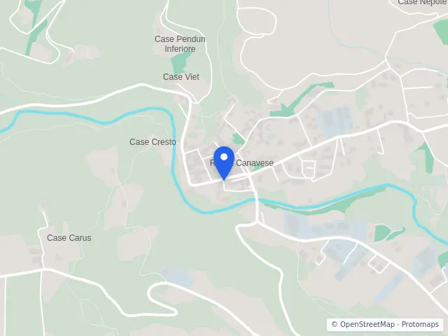 Mappa di Rocca Canavese, Torino