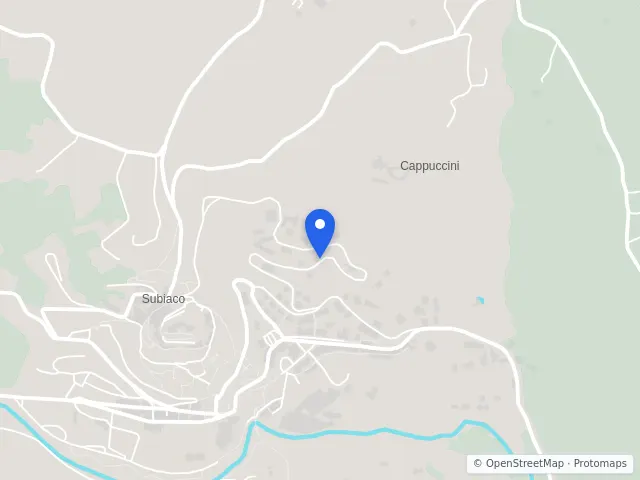 Mappa di Subiaco, Roma