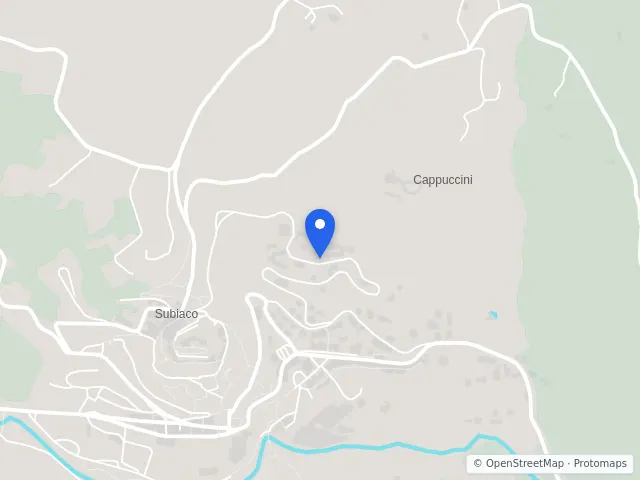 Mappa di Subiaco, Roma