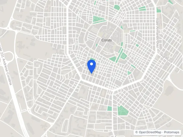 Mappa di Corato, Bari
