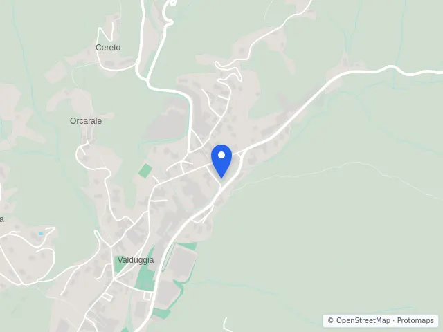 Mappa di Valduggia, Vercelli