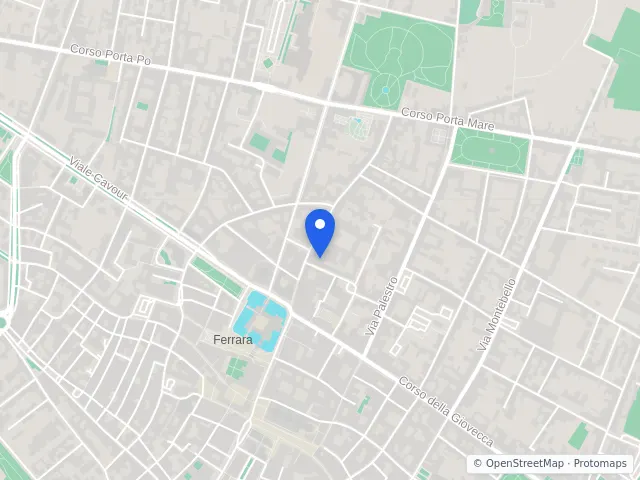 Mappa di Ferrara