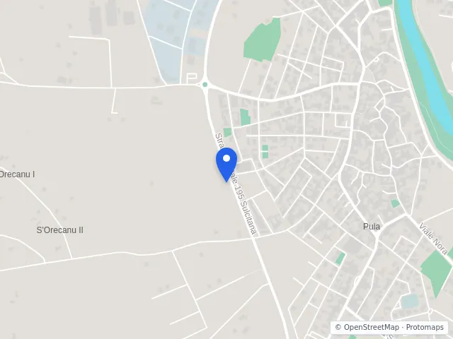 Mappa di Pula, Cagliari