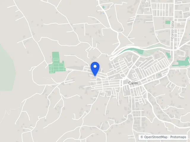 Mappa di Carini, Palermo
