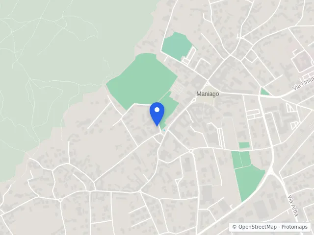 Mappa di Maniago, Pordenone