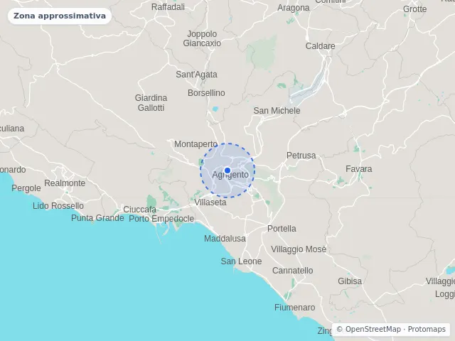 Mappa di Agrigento