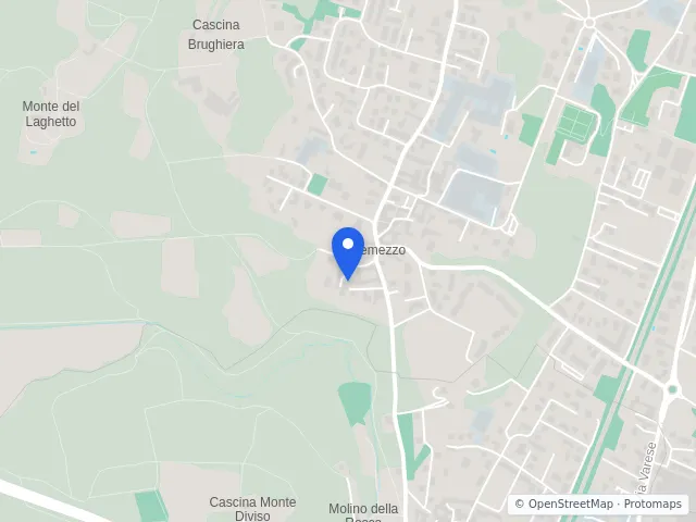 Mappa di Cavaria con Premezzo, Varese