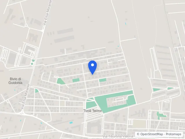Mappa di Tivoli, Roma