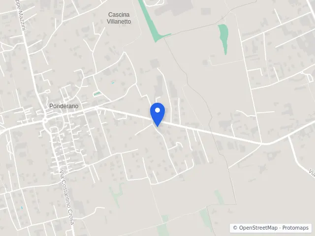 Mappa di Ponderano, Biella