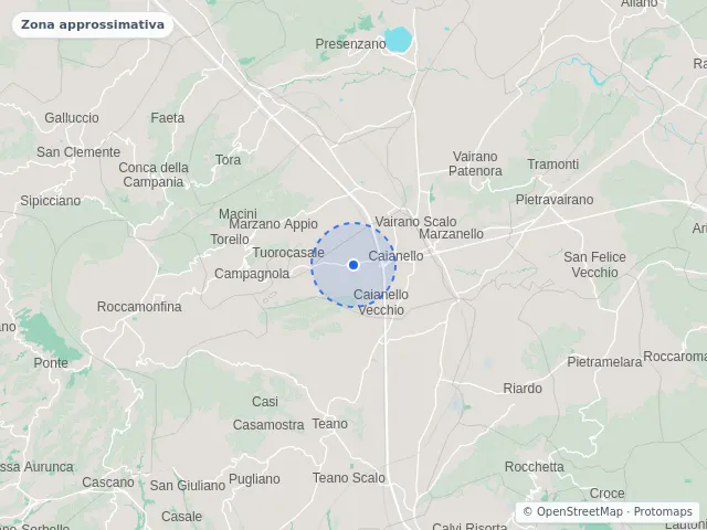 Mappa di Caianello, Caserta