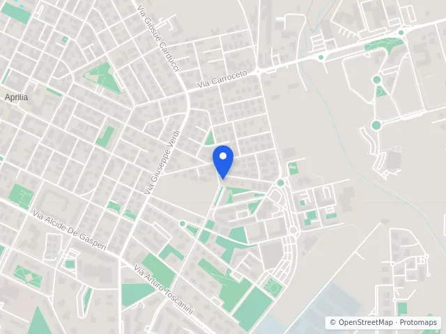 Mappa di Aprilia, Latina