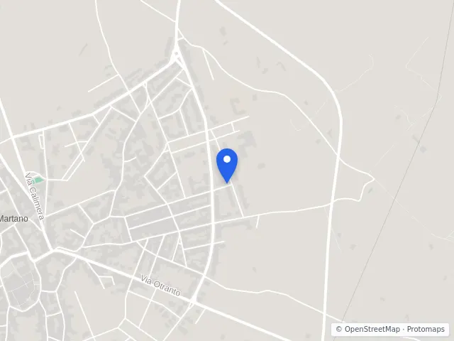 Mappa di Martano, Lecce