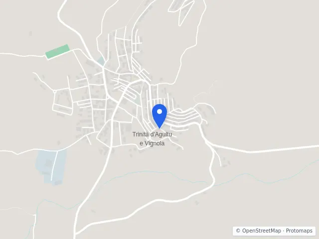 Mappa di Trinità d'Agultu e Vignola, Sassari