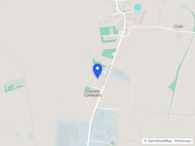 Mappa di San Cipriano Po, Pavia