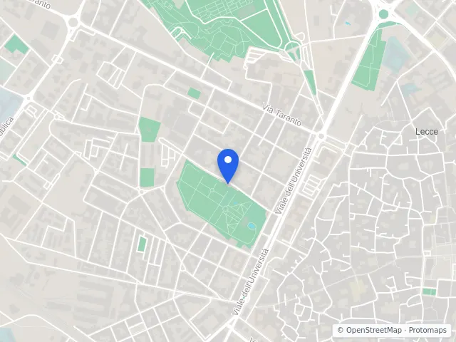 Mappa di Lecce