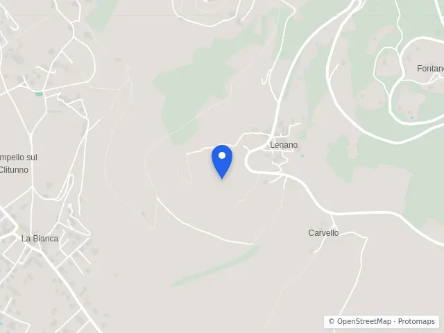 Mappa di Campello sul Clitunno, Perugia