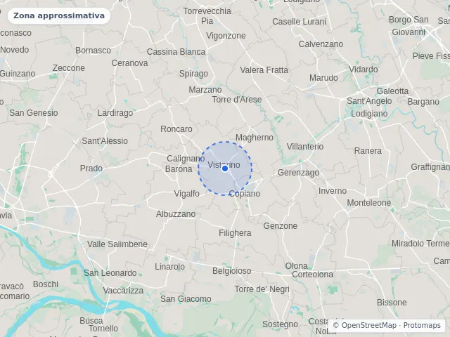 Mappa di Vistarino, Pavia