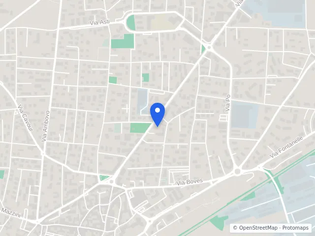 Mappa di Borgo San Dalmazzo, Cuneo