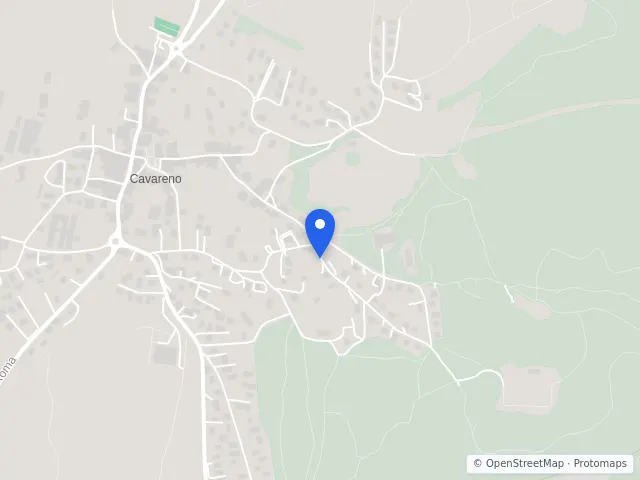 Mappa di Cavareno, Trento