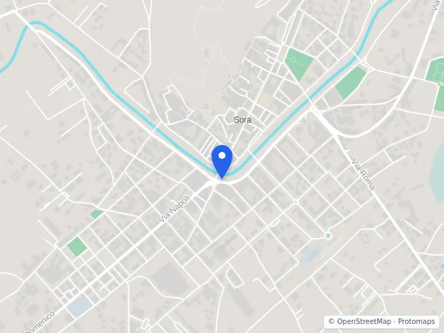 Mappa di Sora, Frosinone