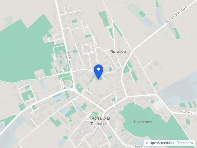 Mappa di Morsano al Tagliamento, Pordenone