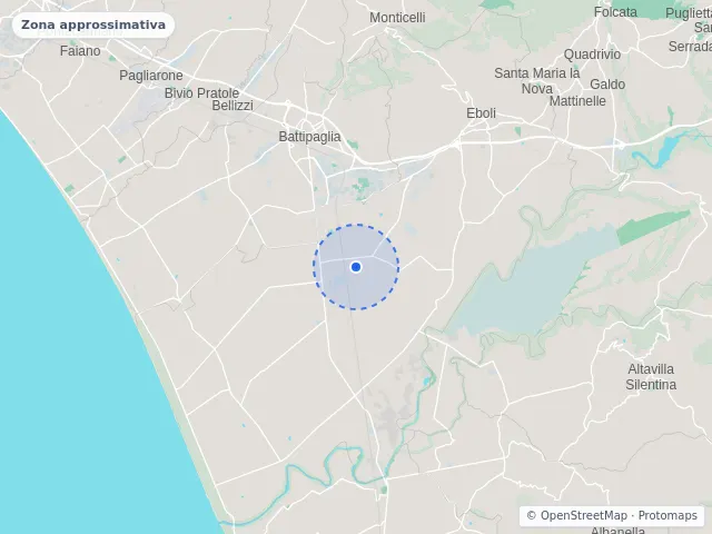 Mappa di Eboli, Salerno