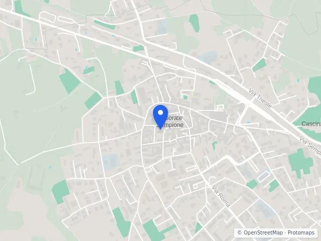 Mappa di Casorate Sempione, Varese