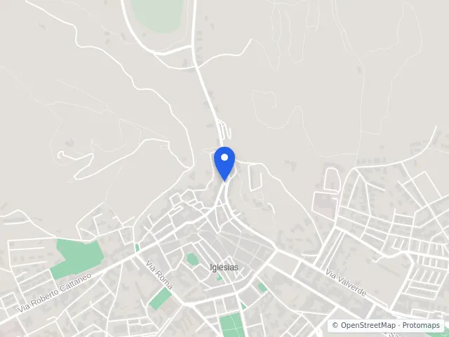 Mappa di Iglesias, Sud Sardegna