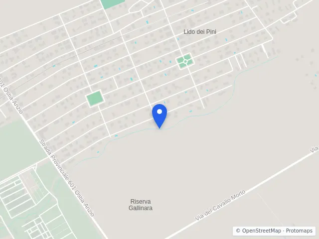 Mappa di Anzio, Roma