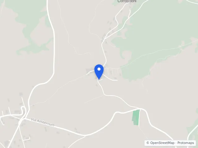 Mappa di Cagnano Amiterno, L'Aquila