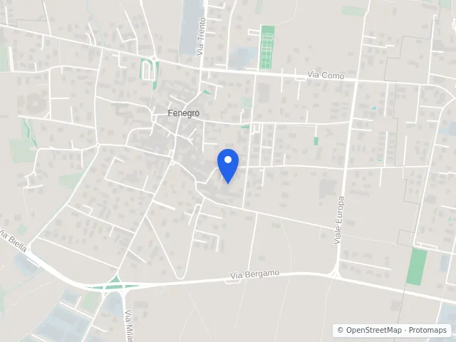 Mappa di Fenegrò, Como