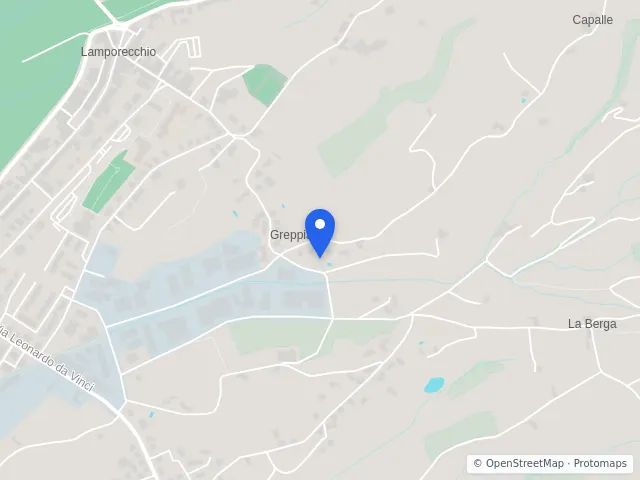 Mappa di Lamporecchio, Pistoia