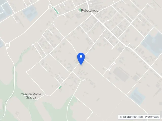 Mappa di Robecchetto con Induno, Milano