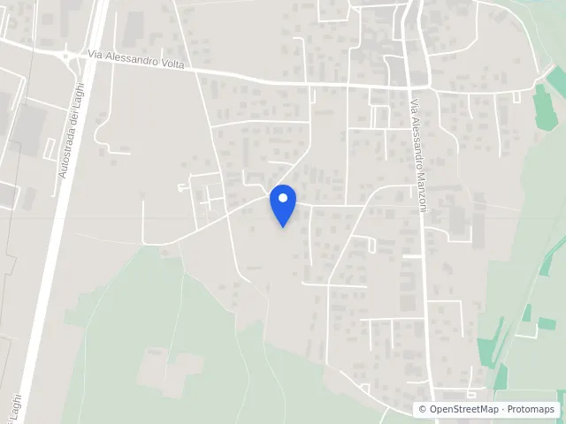 Mappa di Cadorago, Como