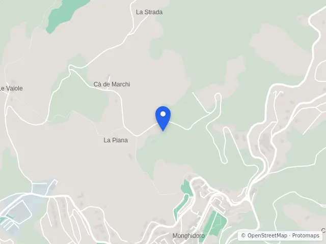 Mappa di Monghidoro, Bologna