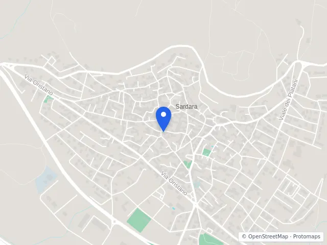 Mappa di Sardara, Sud Sardegna