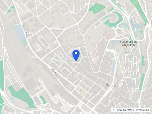 Mappa di Cagliari