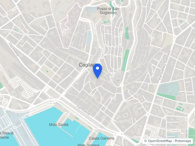 Mappa di Cagliari