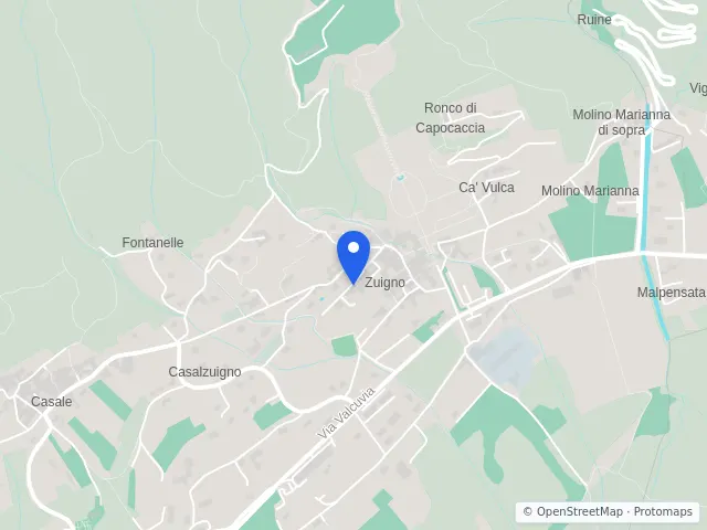 Mappa di Casalzuigno, Varese