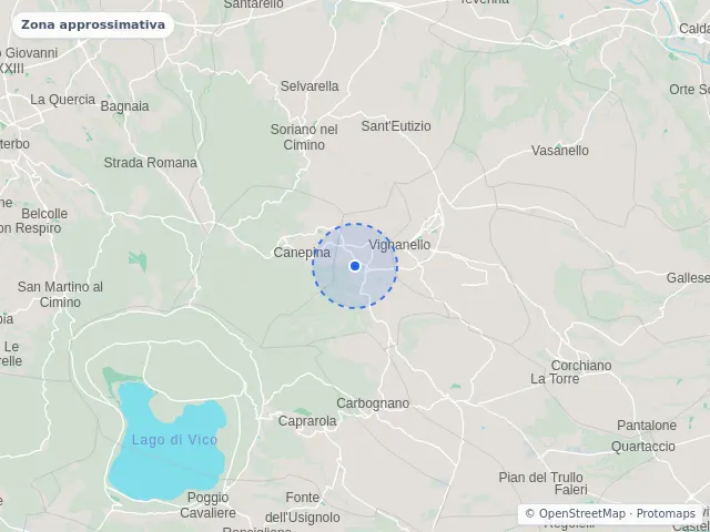 Mappa di Vallerano, Viterbo