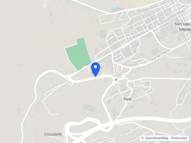 Mappa di Sant'Agata di Militello, Messina