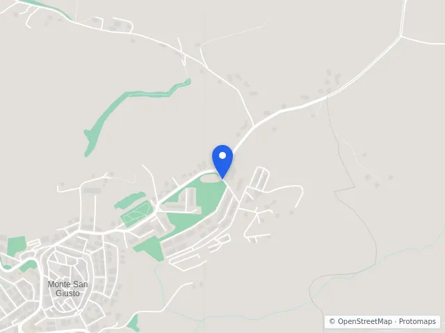 Mappa di Monte San Giusto, Macerata