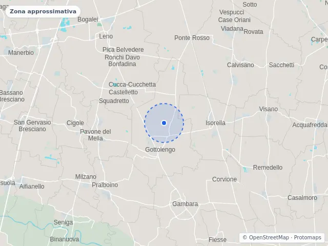 Mappa di Gottolengo, Brescia