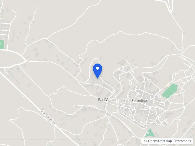 Mappa di Ferentino, Frosinone