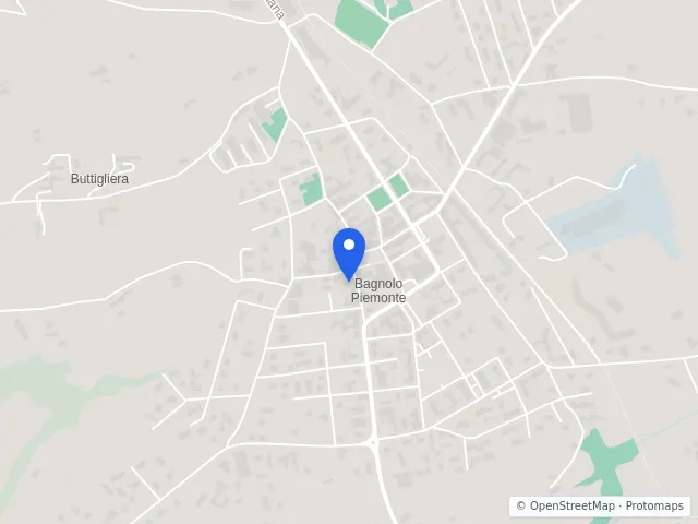 Mappa di Bagnolo Piemonte, Cuneo